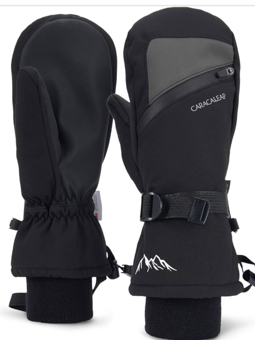 Winter Ski Mittens Men/Women Cold Weather- Snowboard Mittens Waterproof 922-12